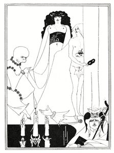 Gå inn i Herodias av Aubrey Beardsley