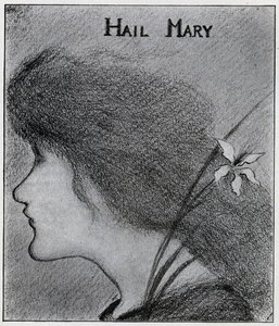 Hei Maria (blyant) av Aubrey Beardsley