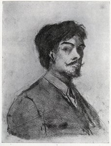 Henry Harland (kull) av Aubrey Beardsley