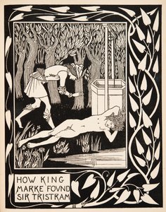 Hvordan kong Marke fant Sir Tristram av Aubrey Beardsley