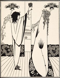 Hvordan Sir Tristram drakk kjærlighetsdrikken av Aubrey Beardsley