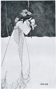 Isolde drikker giften av Aubrey Beardsley