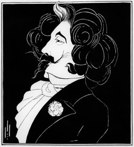 James McNeill Whistler (1834-1903) (tegning) av Aubrey Beardsley