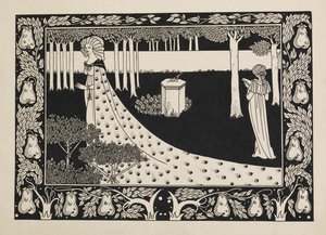 La Beale Isoud på Joãous Gard. Fra "Le morte D
