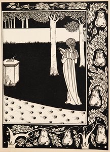 La Beale Isoud på Joyous Gard av Aubrey Beardsley