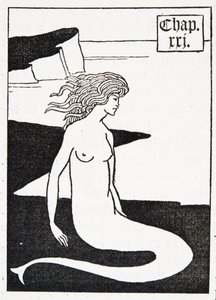 Havfrue. Kapitteloverskrift av Aubrey Beardsley