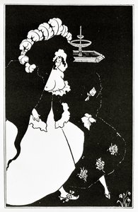 Messaline og ledsager på vei tilbake fra et bordell, ca. 1894 av Aubrey Beardsley