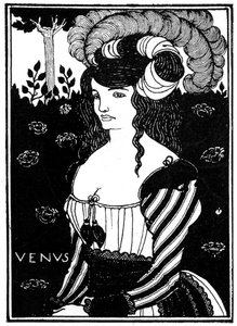 Portrett av en kvinne, 1898. av Aubrey Beardsley