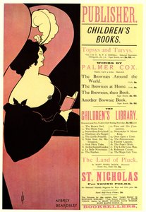 Forlegger. Barnebøker, 1894 av Aubrey Beardsley