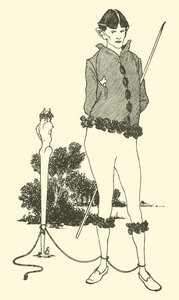 Selvportrett av Aubrey Beardsley