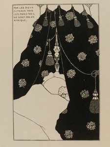 Selvportrett på sengen Selvportrett på sengen, 1894. av Aubrey Beardsley
