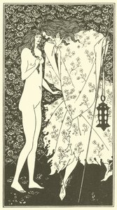 Den mystiske rosehagen av Aubrey Beardsley