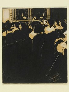 Wagnerittene, 1894. av Aubrey Beardsley