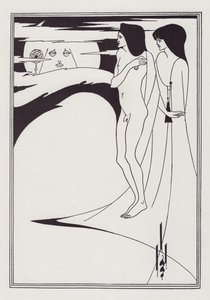 Kvinnen i månen, 1893. av Aubrey Beardsley