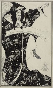 Virgil trollmannen, ca. 1893 av Aubrey Beardsley