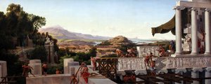 Utsikt over blomsten i Hellas