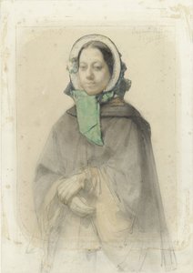 Portrett av Theresia A. A. Allebé av August Allebe