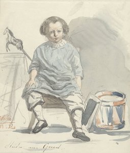 Studer etter Gerard av August Allebe