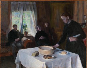 Dekker bordet av August Eiebakke