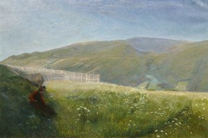 Summer landscape, Vågå av August Eiebakke