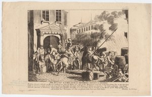 Evakuering av Moskva av russerne av August Friedrich Andreas Campe