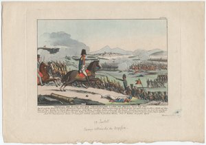Russisk angrep fra den forankrede leiren ved Dryssa 15. juli 1812
