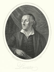 Johann Kaspar Lavater , sveitsisk teolog, forfatter og fysiognom (gravering)