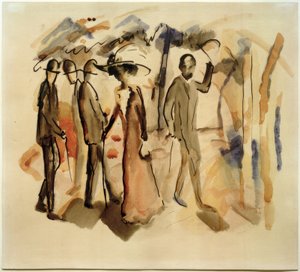 støte på av August Macke