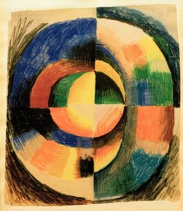 Fargesirkel II (stor) av August Macke
