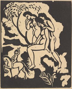 Hilsen Hilsen, 1912. av August Macke