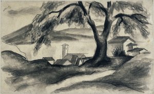Hilterfingen ved Thunsjøen av August Macke
