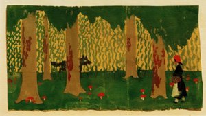 Rødhette av August Macke