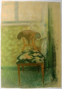 Stol ved vinduet av August Macke
