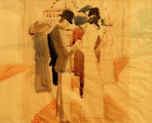 Før regattaen av August Macke