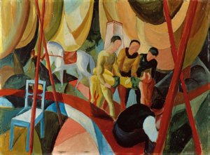 sirkus av August Macke