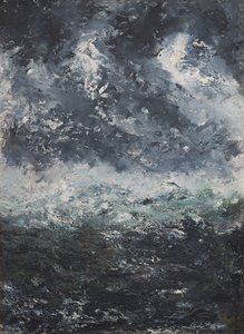 Stormlandskap, 1894. av August Strindberg