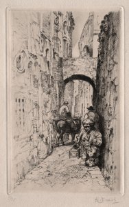 Dverg i Narrow Street av Auguste Brouet