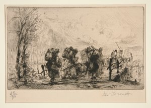 belgiske maskingeværere av Auguste Brouet
