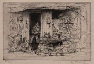 Odds and Ends-forhandleren av Auguste Brouet
