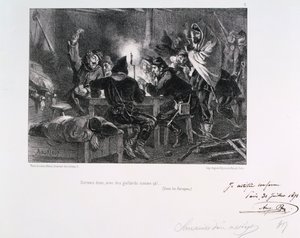 Sov, med slike karer!, Siege of Paris, 1870-1871 1871 av Auguste Bry