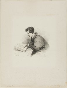 Portrett av Auguste Raffet av Auguste Bry