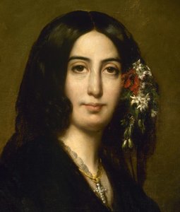 Portrett av George Sand, ca. 1837.