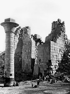 Kolonne i Karnak, Egypt, 1893
