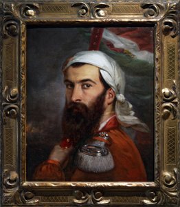 Giuseppe Garibaldi etter kampen mot Morazzone 5. august 1848 av Auguste Estienne