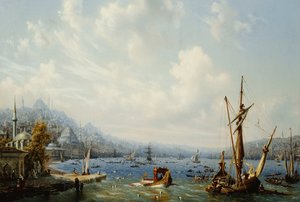 Båter på Bosporos i Konstantinopel, 1846