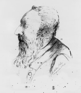 Portrett av billedhugger Auguste Rodin