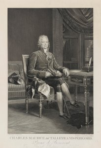 Charles Maurice de Talleyrand-Perigord av Auguste Gaspard Louis Desnoyers