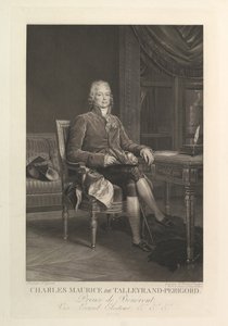 Portrett av Charles Maurice de Talleyrand-Périgord, etter 1808. av Auguste Gaspard Louis Desnoyers