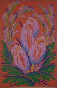 Blomsterdesignmotiv fra 