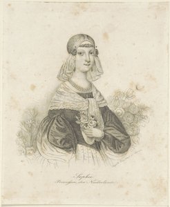 Portrett av Sophie, prinsesse av Nederland av Auguste Hüssener